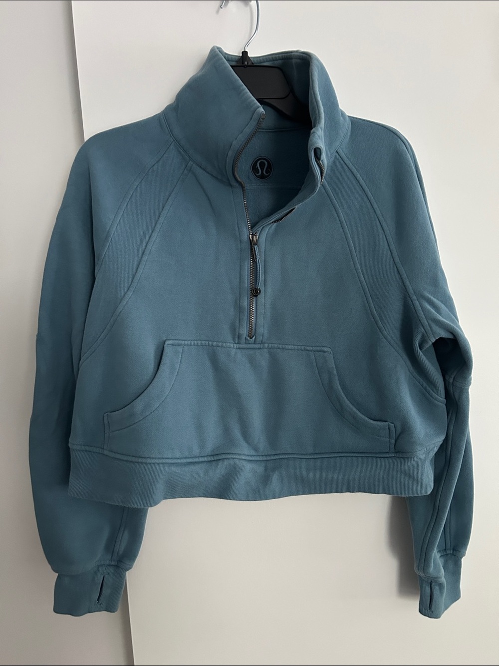 lululemon athletica Scuba Oversized Funnel Neck Half Zip Utility Blue XS / S